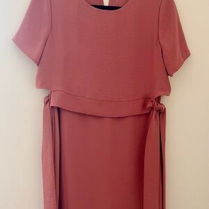 Gilli Terracotta Midi Dress